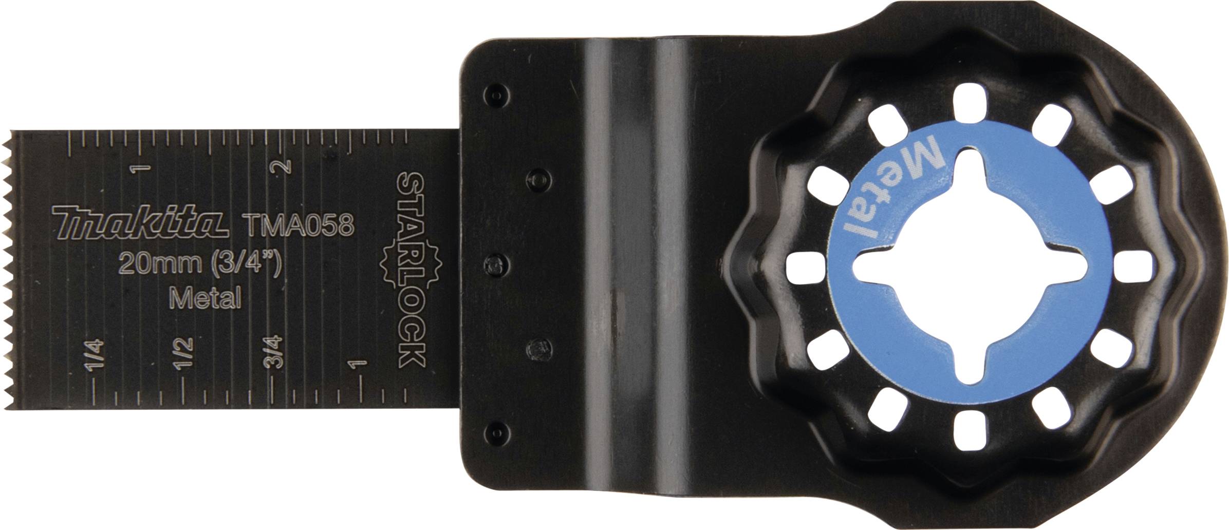 Metallsägeblatt mit Starlock-Aufnahme, 20 mm Breite, geeignet für vielseitige Schneidarbeiten in Metall.