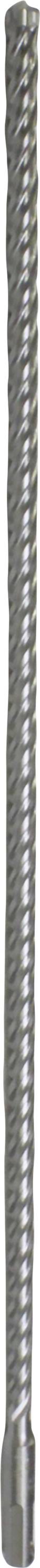 Metallschraube mit vollständig durchgängigem Gewinde, zylindrisch und silbern glänzend, auf weißem Hintergrund.