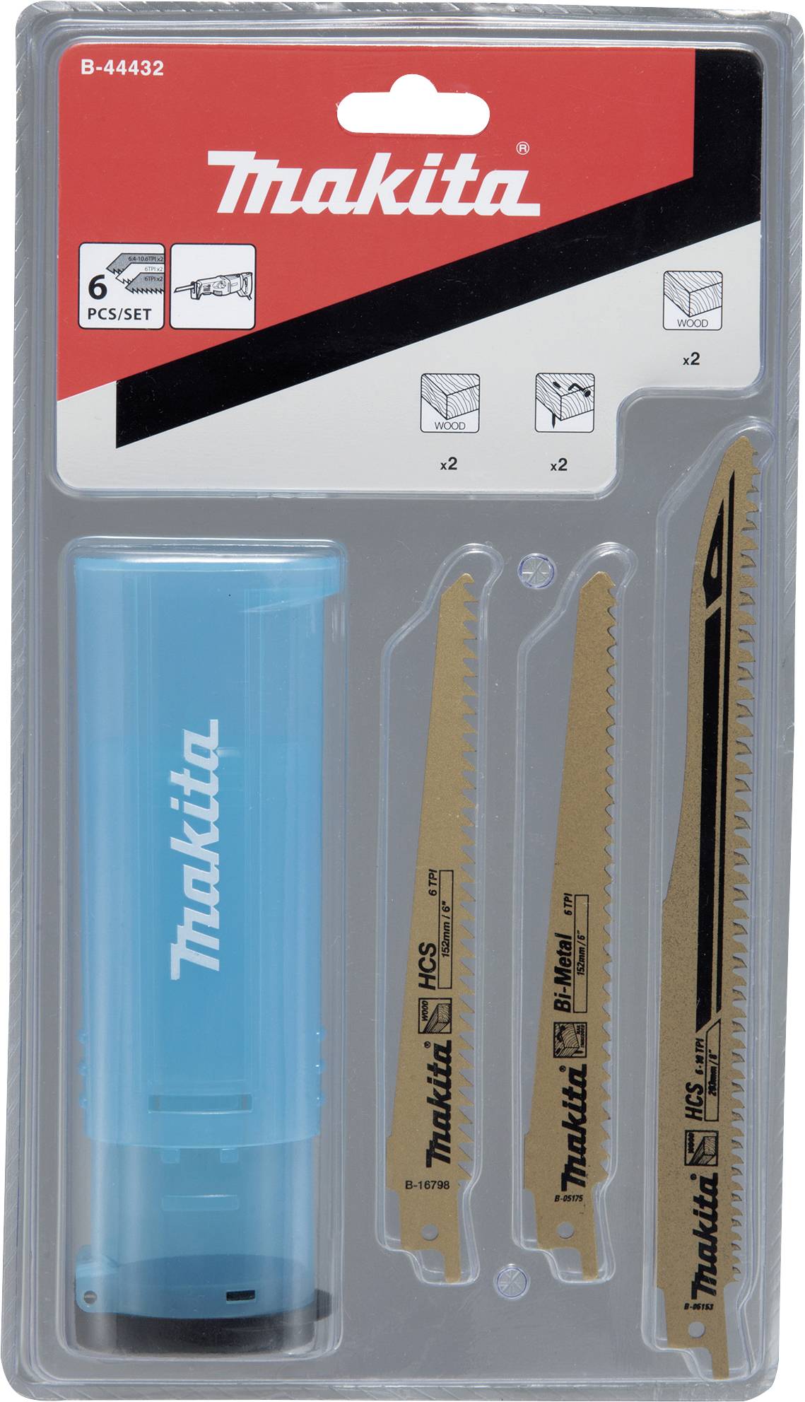 Makita B-44432 B-44432 Reciproblatt Sortiment A 6St.