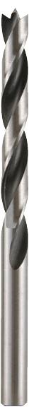 Metall-Spiralbohrer, zylindrische Form, geeignet für präzises Bohren in Metall, helle und glänzende Oberfläche.