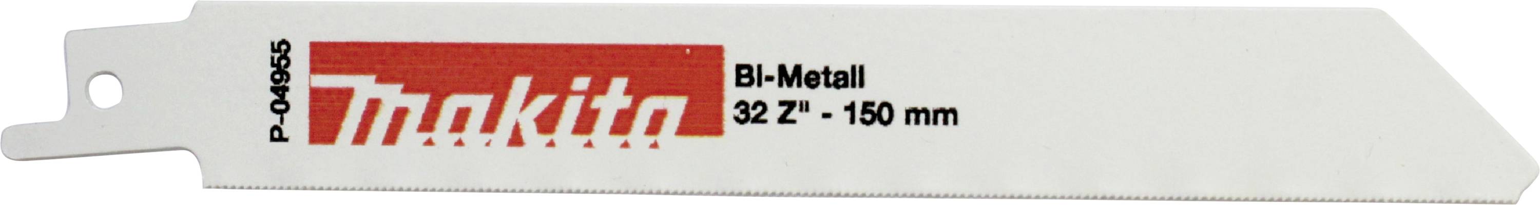 Säbelsägeblatt von Makita, Bi-Metall, 32 Zähne pro Zoll, Länge 150 mm, Produktnummer P-04665.