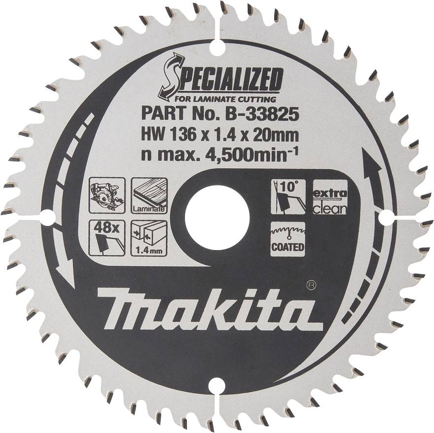 Makita B-33825 Kreissägeblatt 136 x 20 x 1 mm Zähneanzahl: 48 1 St.