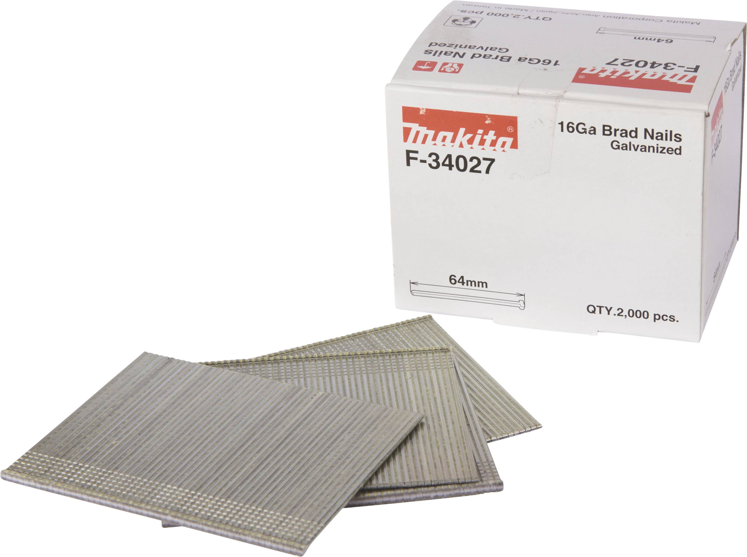 Makita F-34027 Stauchkopfnägel Produktabmessung, Länge 64mm 1St.