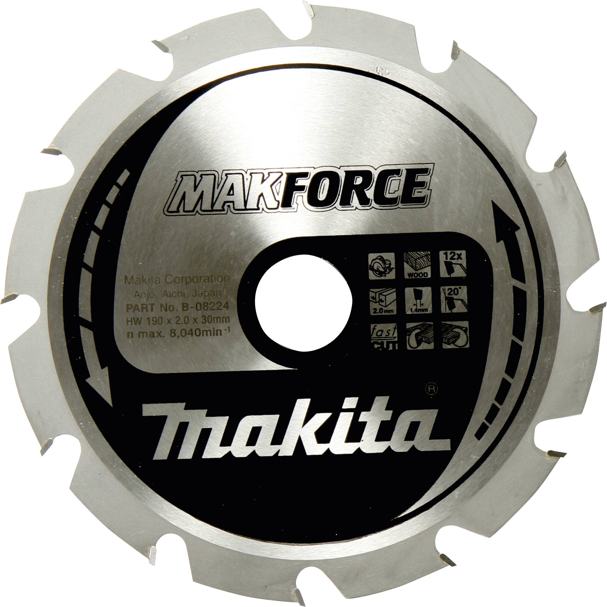 Makita B-32269 Kreissägeblatt 235 x 30 x 1.6mm Zähneanzahl: 20 1St.
