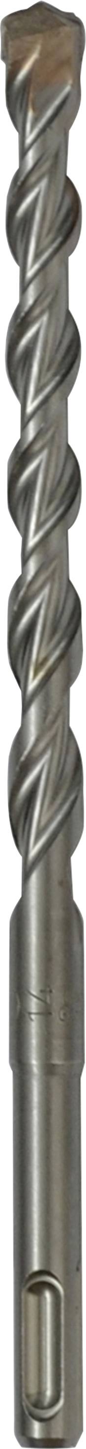 Ein Bohrer mit spiraligem Design für Beton oder Mauerwerk; zylindrische Form mit scharfer Spitze für präzises Bohren.