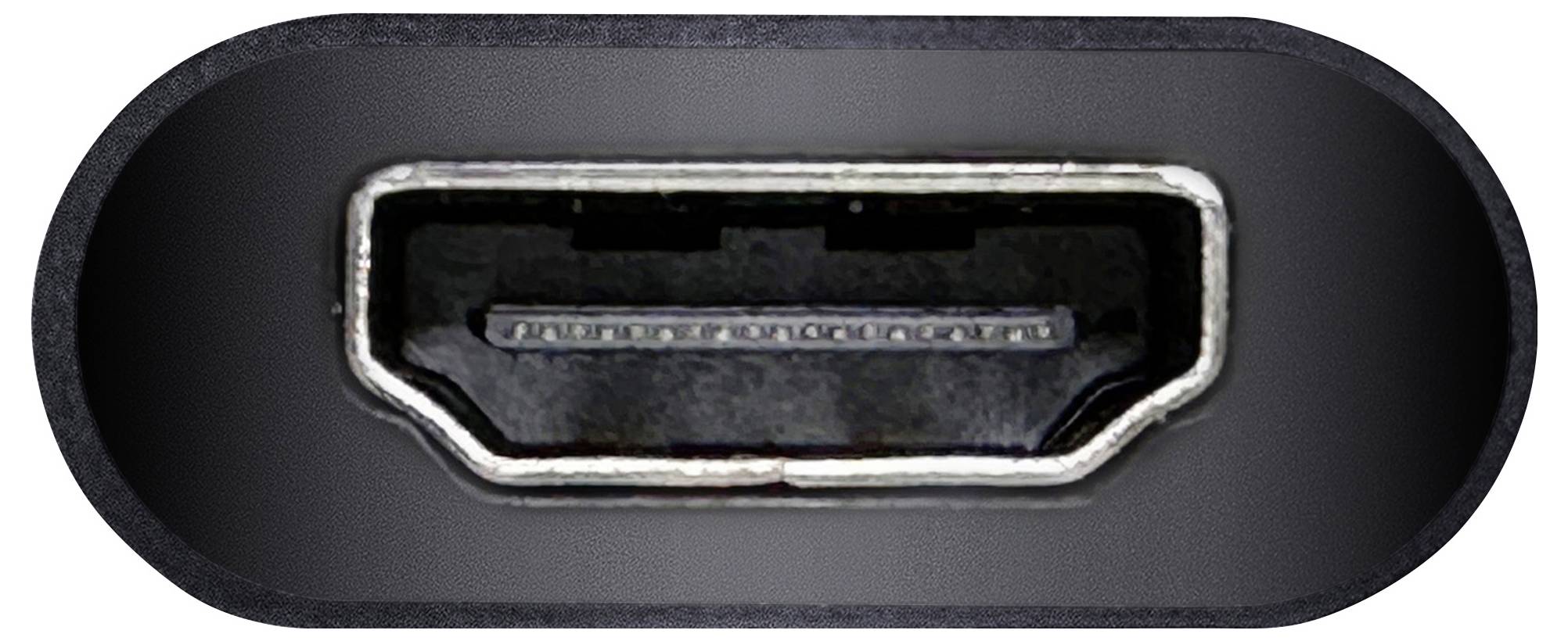 Renkforce RF-6700428 USB-C® / HDMI Adapter [1x USB-C® Stecker - 1x HDMI-Buchse] Schwarz 15cm