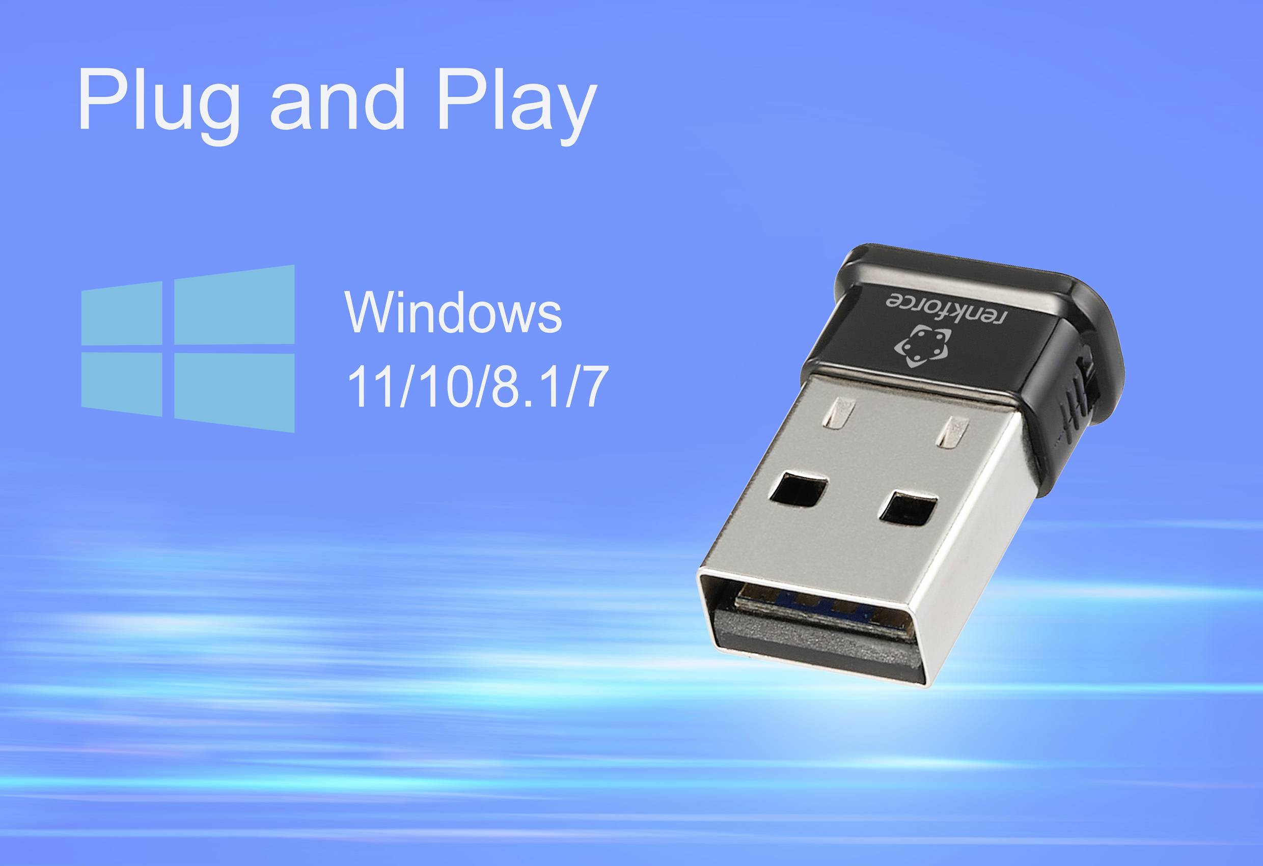 Renkforce RF-BTD-200 Bluetooth®-Stick 5.4