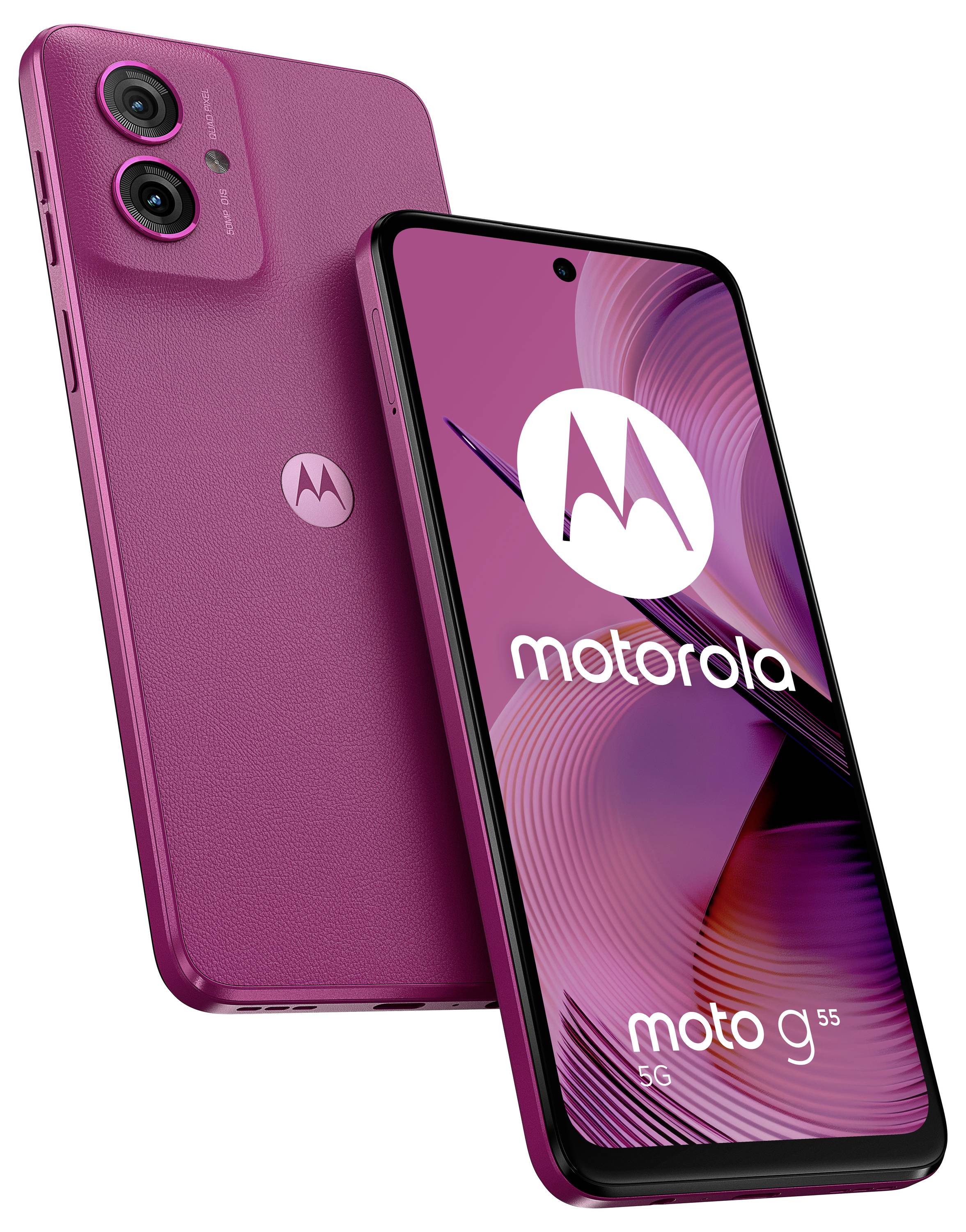 Motorola MOTO G55 256 GB Violett EEK B (A - G) 16.5 cm (6.49 Zoll) Smartphone