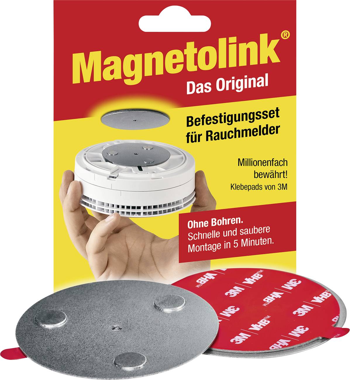 Ei Electronics Magnet-Befestigung für Rauchwarnmelder (Ø x H) 65mm x 1.1mm