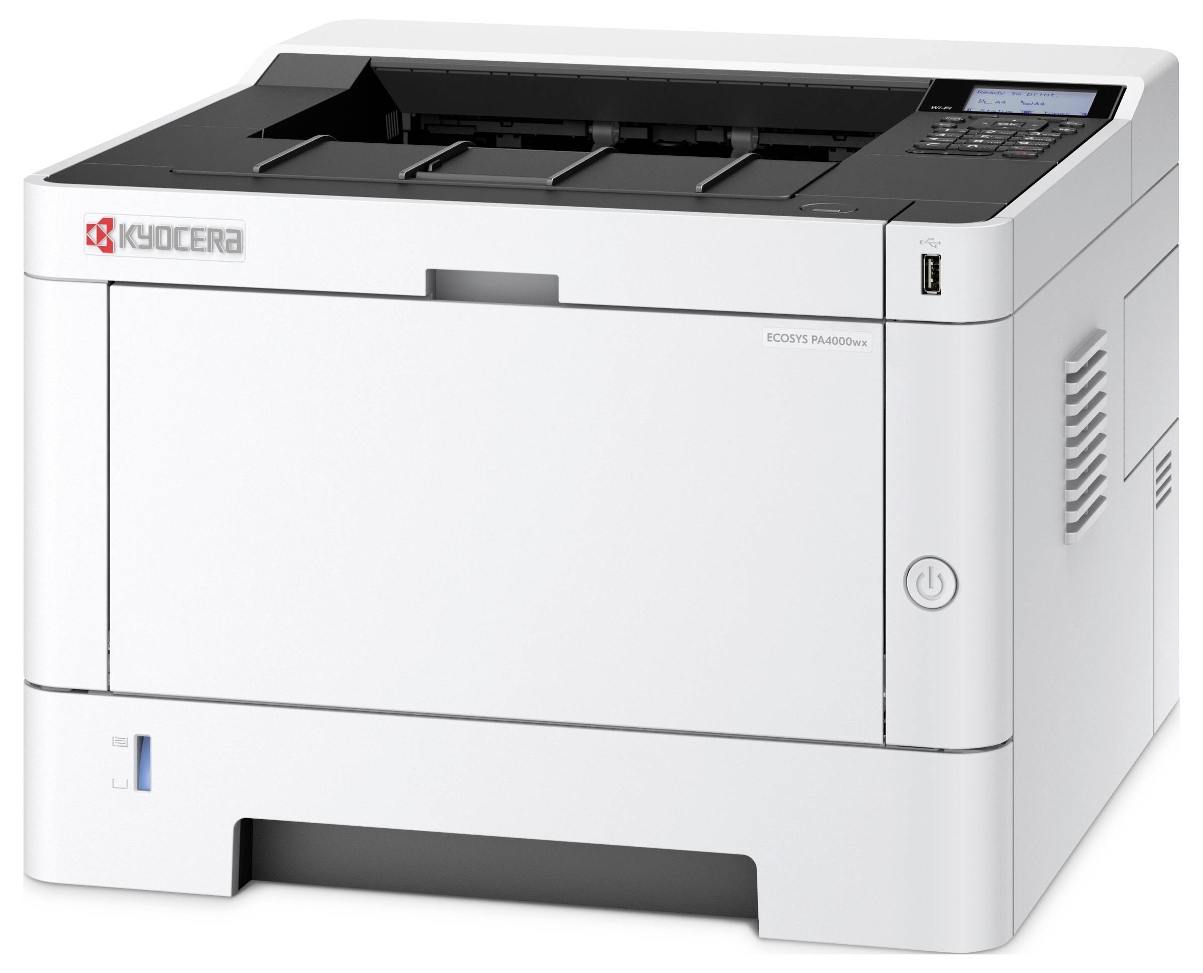 Kyocera PA4000wx Drucker Laser Schwarz-Weiß A4 40 S./min 1200 x 1200 dpi LAN, USB, Duplex, WLAN