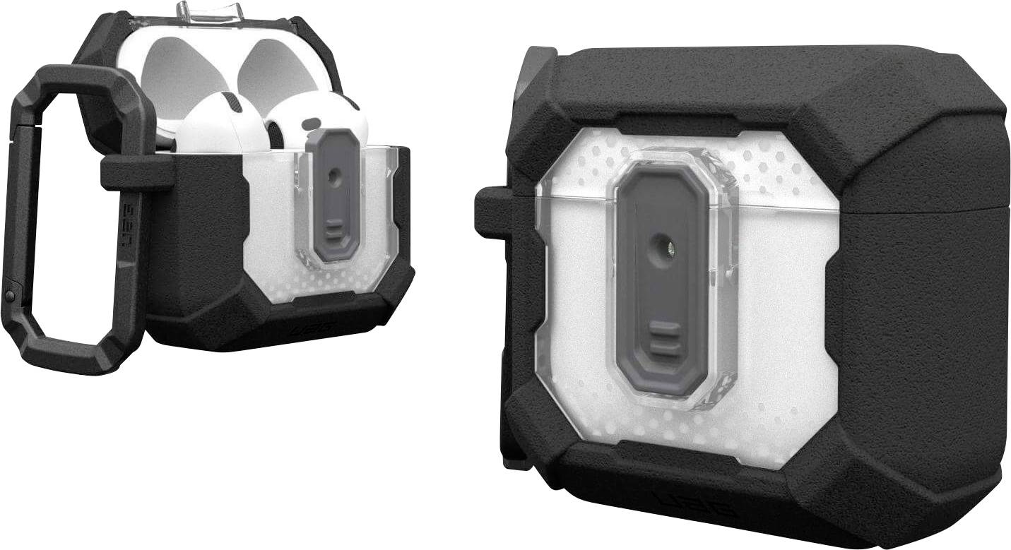 Urban Armor Gear Plasma Schutzhülle für Ladecase Apple AirPods (Gen. 4) Schwarz, Transparent