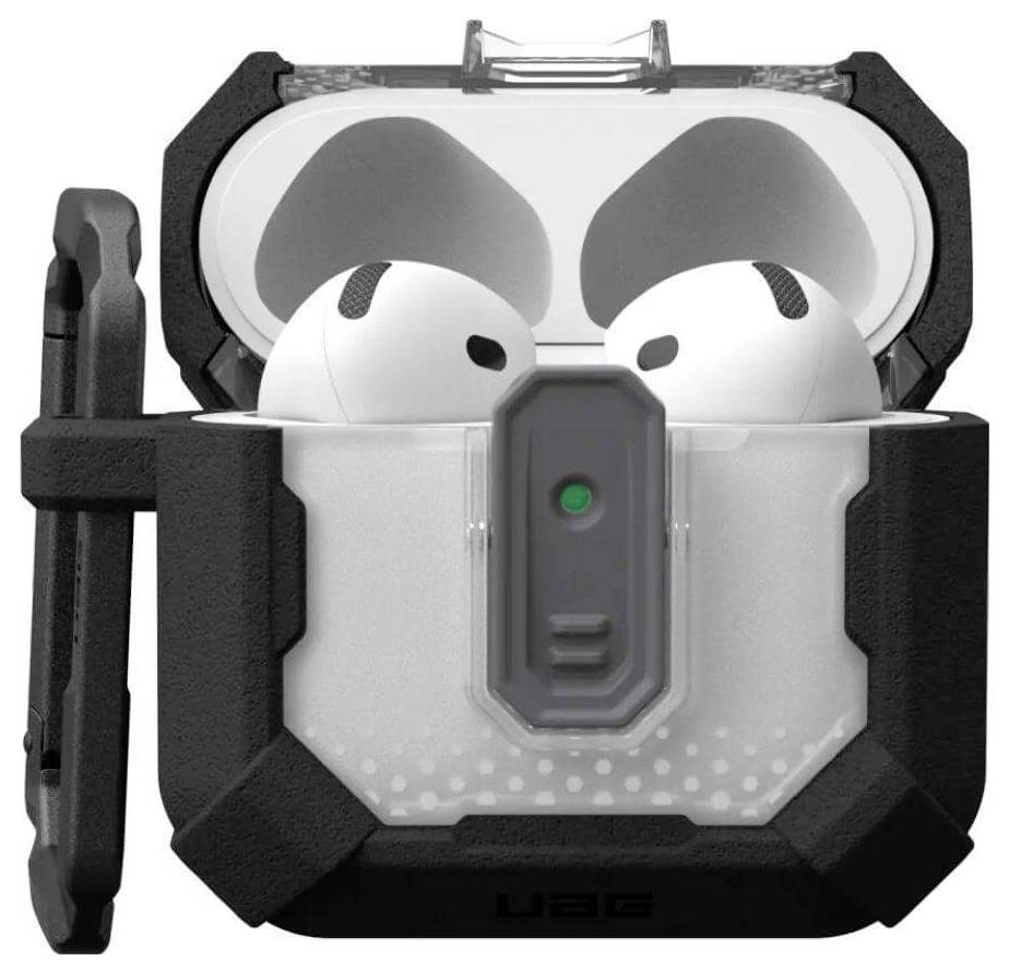Urban Armor Gear Plasma Schutzhülle für Ladecase Apple AirPods (Gen. 4) Schwarz, Transparent