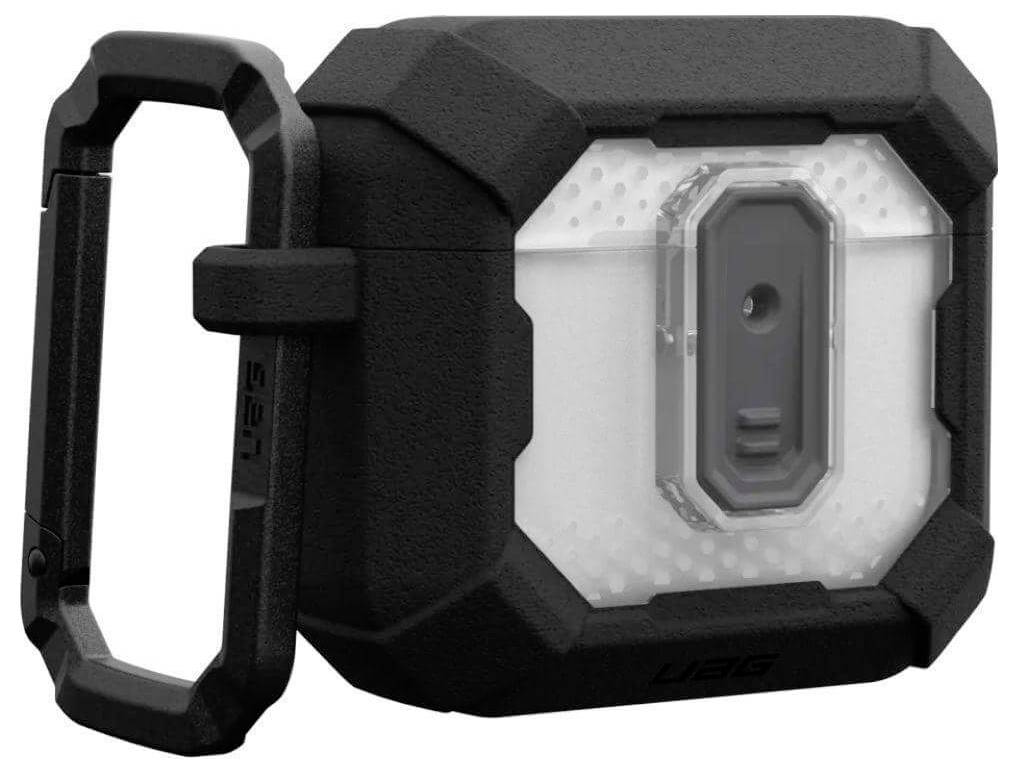 Urban Armor Gear Plasma Schutzhülle für Ladecase Apple AirPods (Gen. 4) Schwarz, Transparent