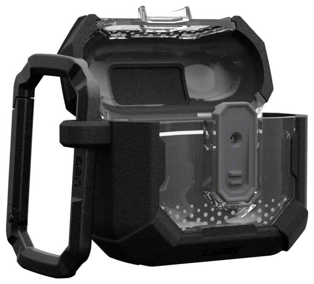 Urban Armor Gear Plasma Schutzhülle für Ladecase Apple AirPods (Gen. 4) Schwarz, Transparent