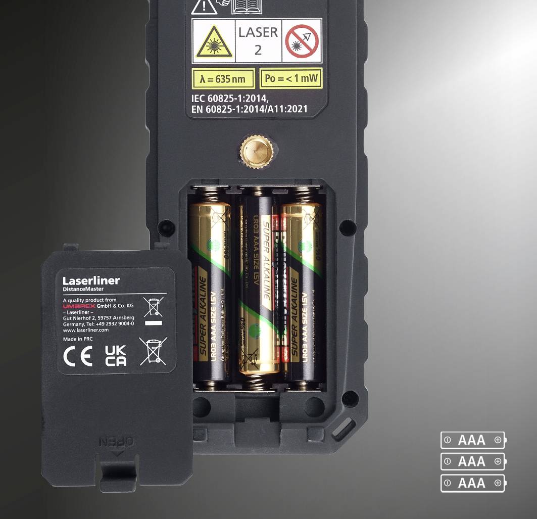 Laserliner DistanceMaster Laser-Entfernungsmesser Koffer 50m
