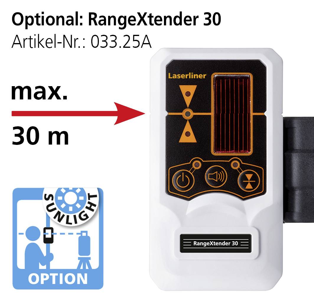 Laserliner SmartCross-Laser X Kreuzlinienlaser selbstnivellierend Reichweite (max.): 10m