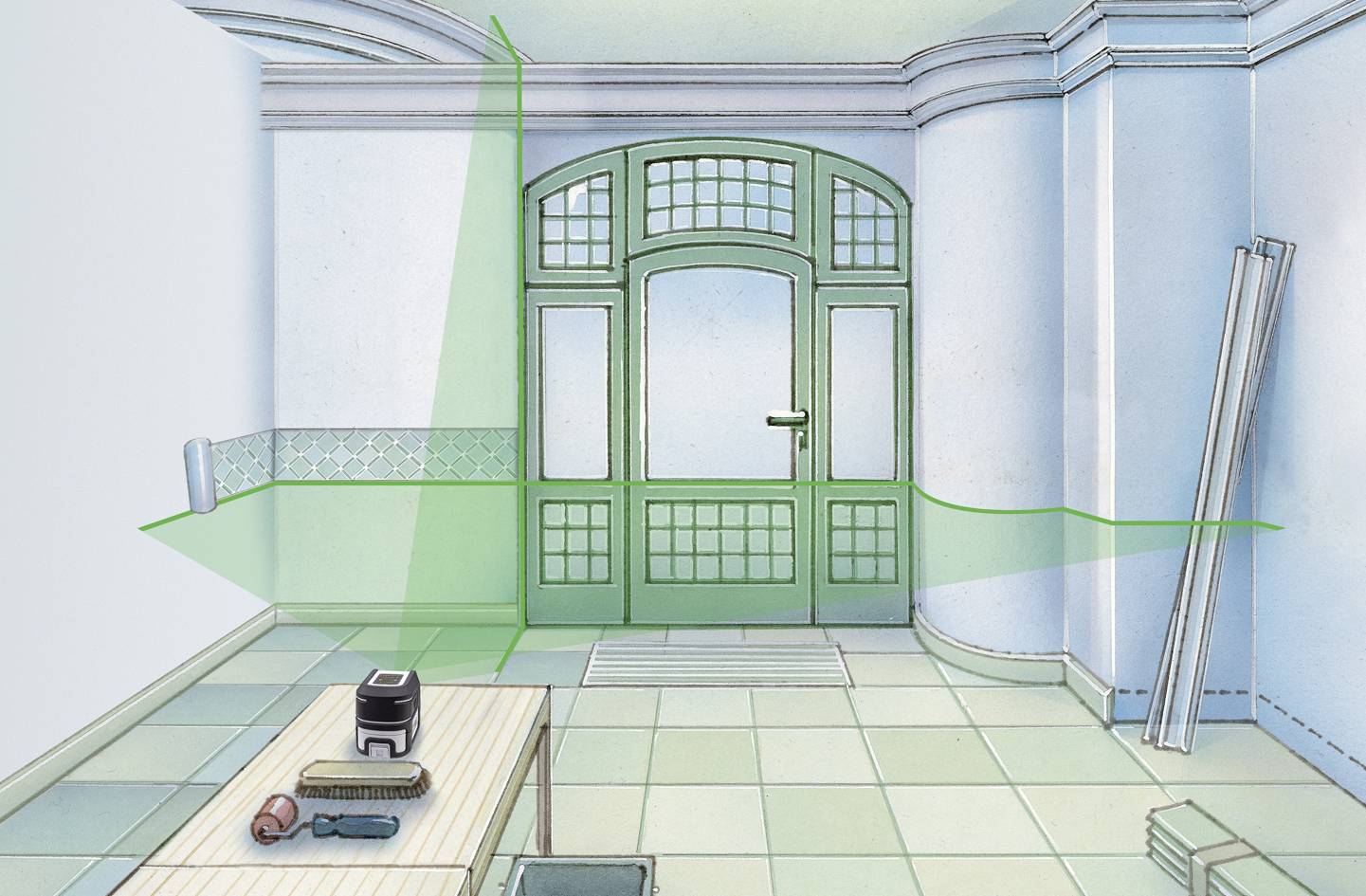 Laserliner SmartCross-Laser GX Kreuzlinienlaser Reichweite (max.): 40m