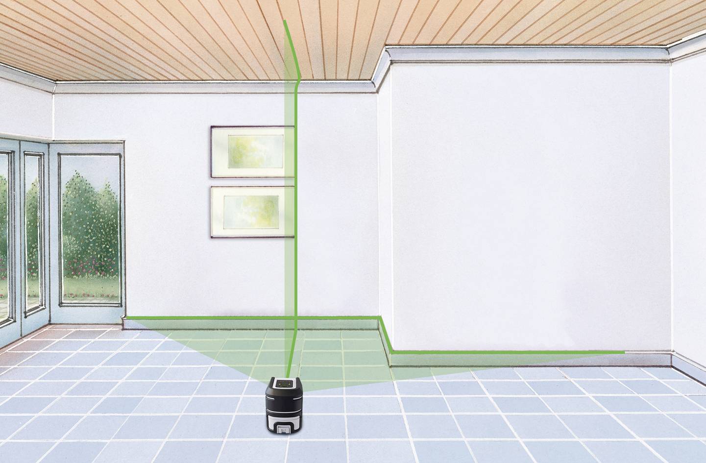 Laserliner SmartCross-Laser GX Kreuzlinienlaser Reichweite (max.): 40m