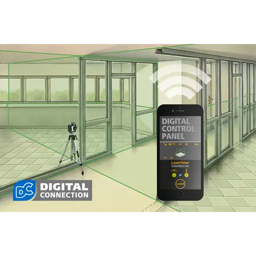 Laserliner CompactPlane-Laser 3G Set 150 Dreidimensionaler Laser inkl. Tasche, inkl. Stativ Reichweite (max.): 30m Laserliner CompactPlane-Laser 3G Set 150 Dreidimensionaler Laser inkl. Tasche, inkl. Stativ Reichweite (max.): 30m