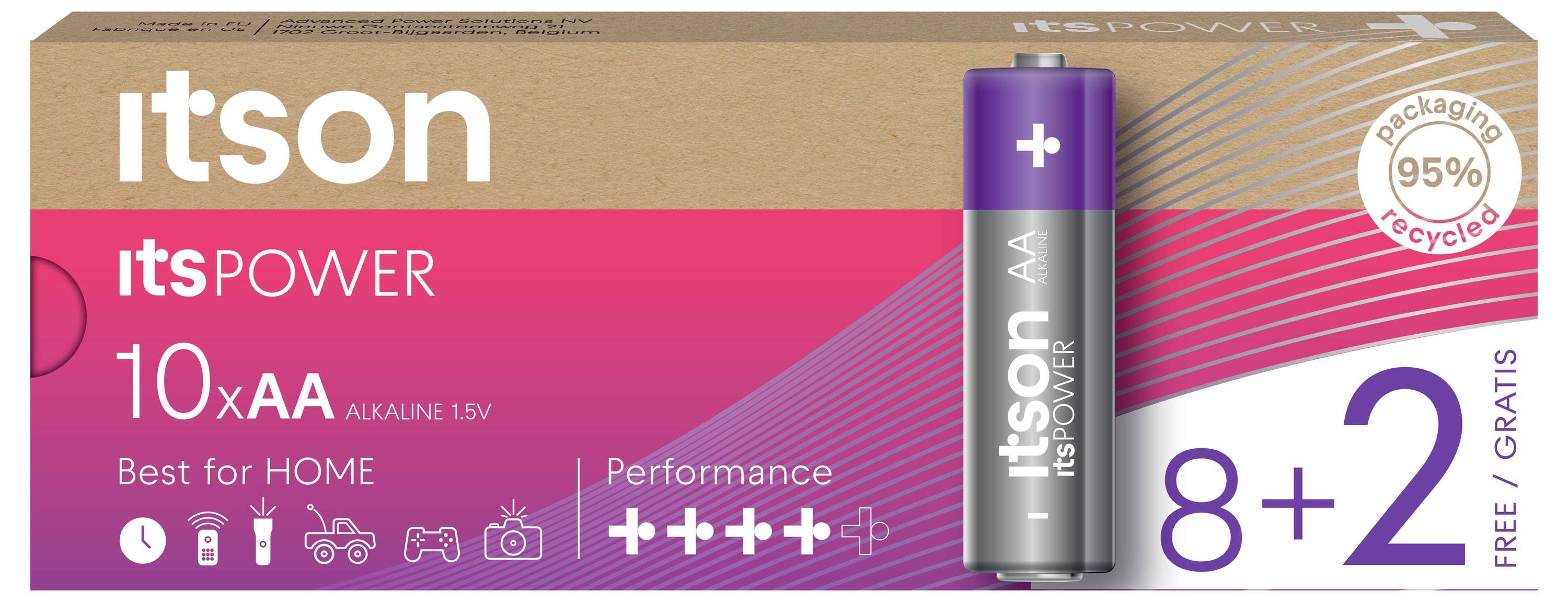 Itson Itspower Mignon (AA)-Batterie 1.5 V 10 St.