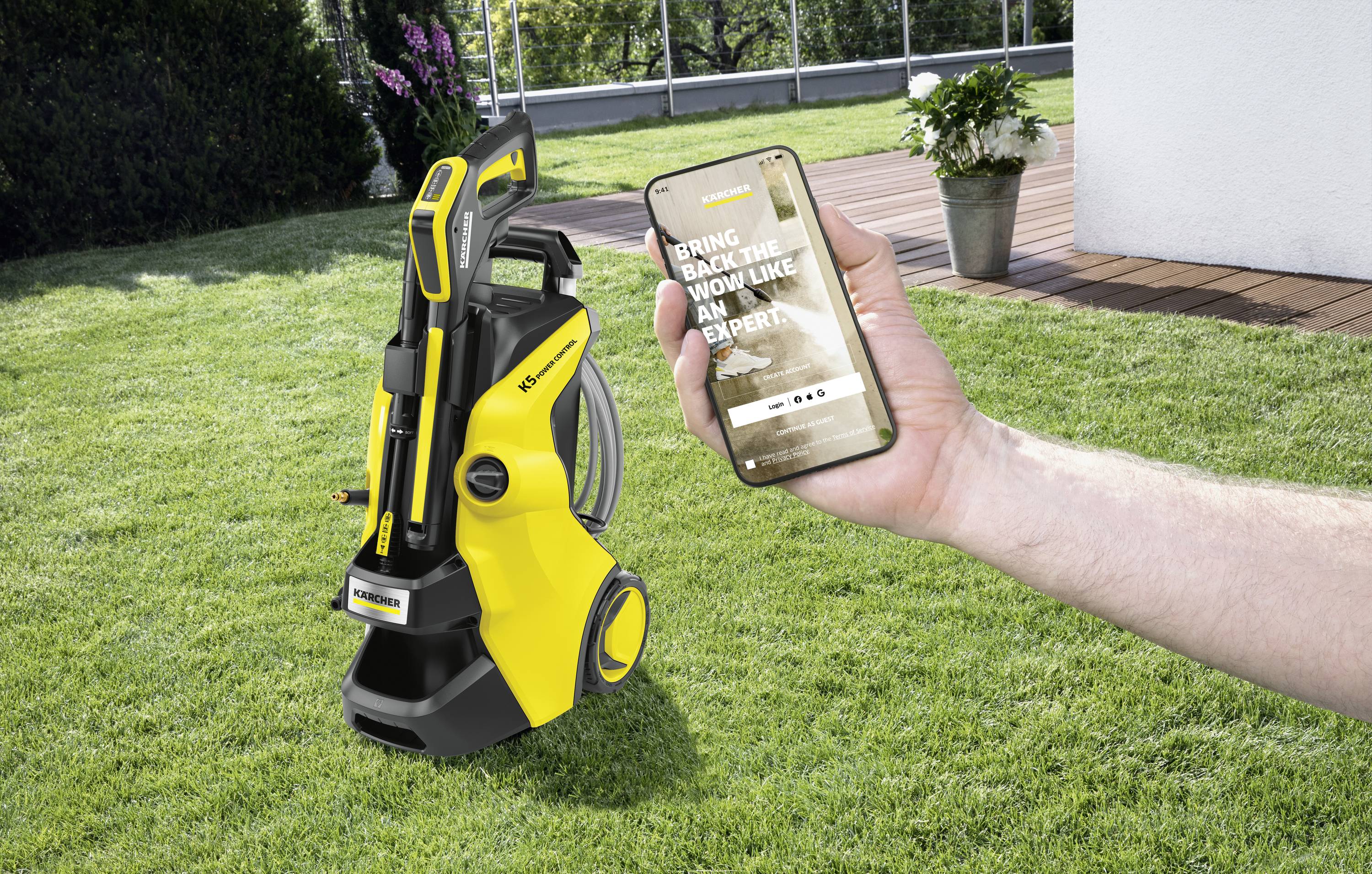Kärcher Home & Garden K 5 Power Control Flex Home Hochdruckreiniger 145 bar Kaltwasser