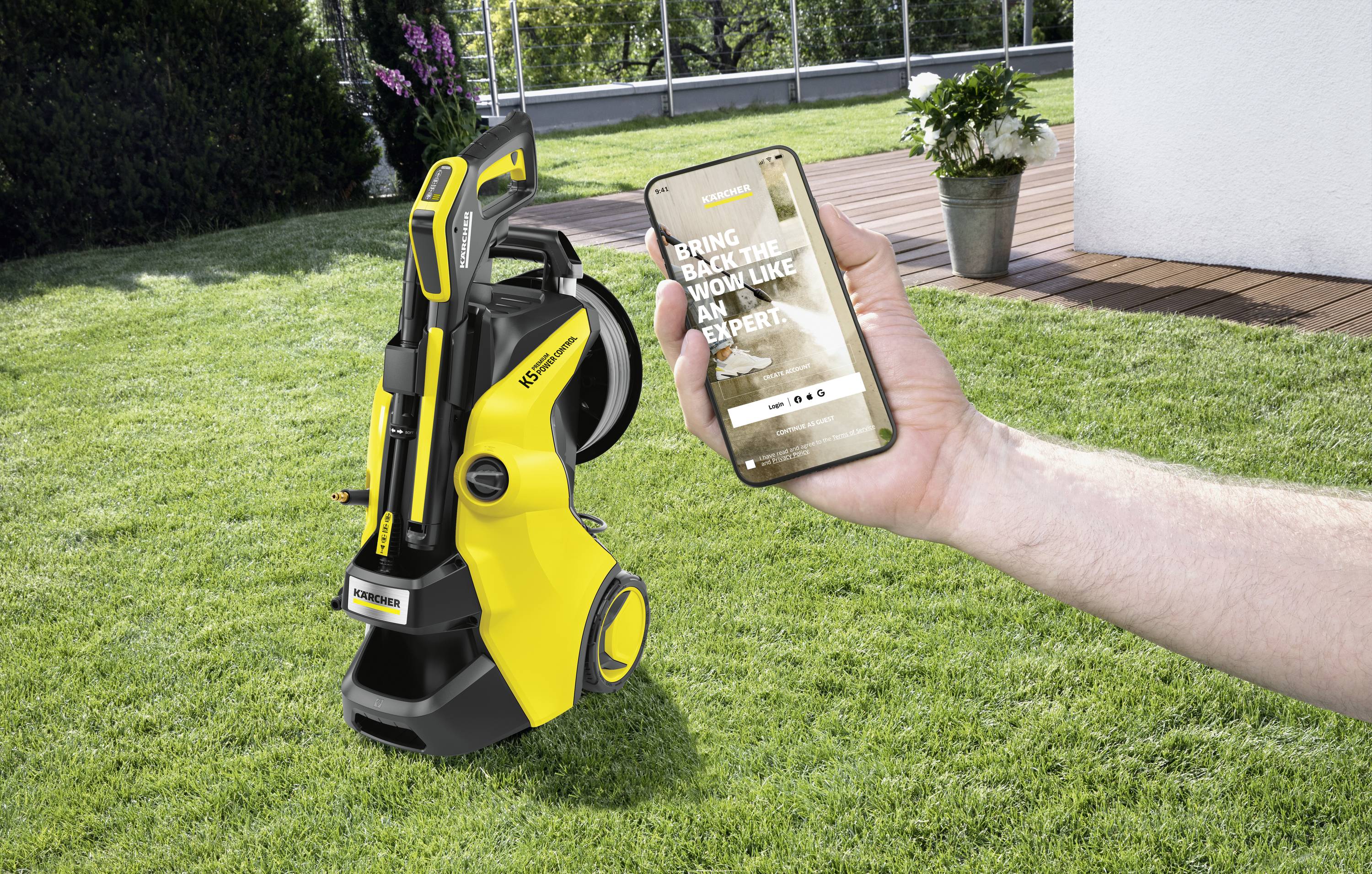 Kärcher Home & Garden K 5 Premium Power Control Flex Hochdruckreiniger 145 bar Kaltwasser