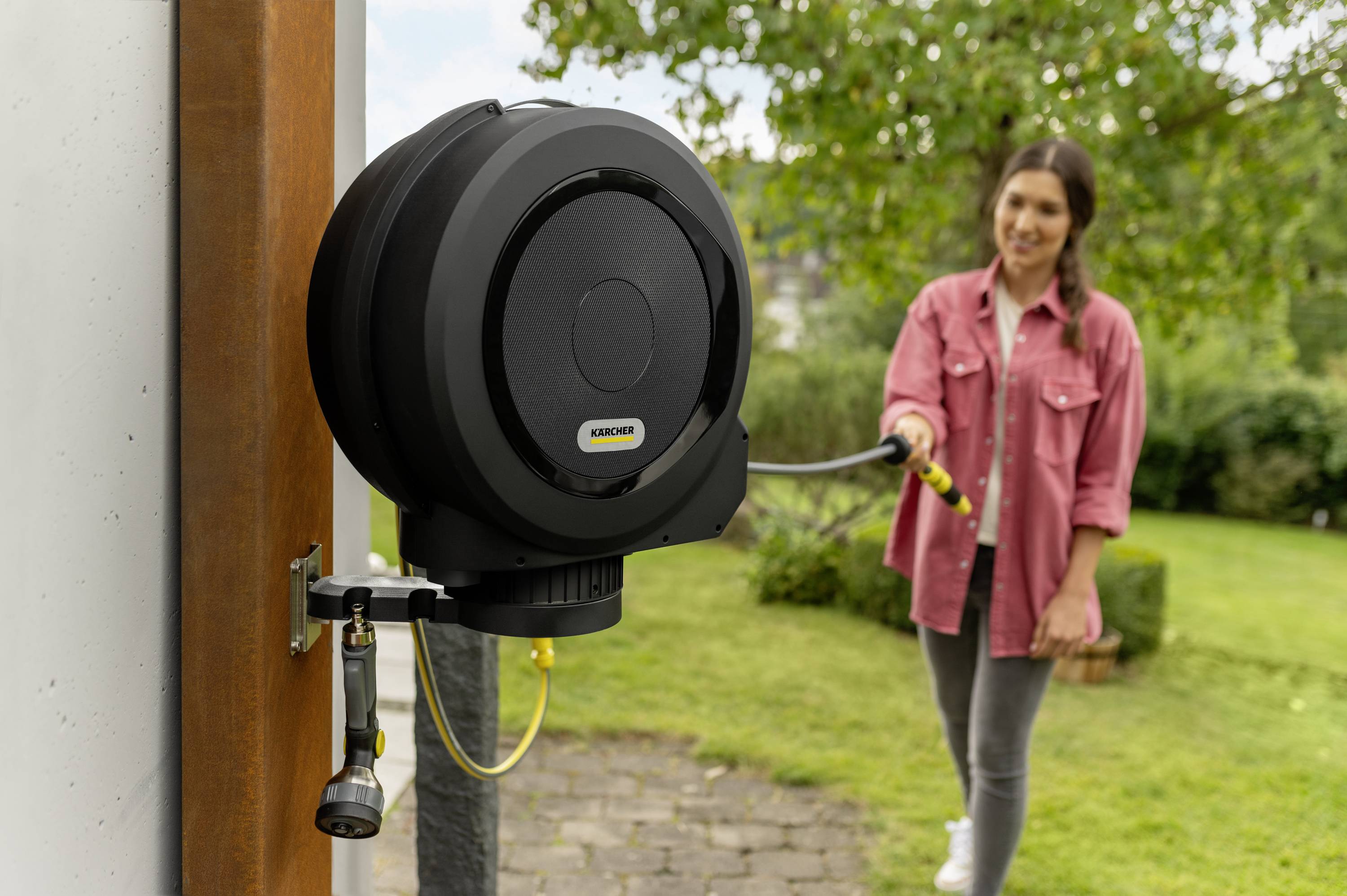 Kärcher Home & Garden 2.645-378.0 HBX 4.20 Automatic 20m 1/2 Zoll 1 St. Schwarz Schlauchaufroller