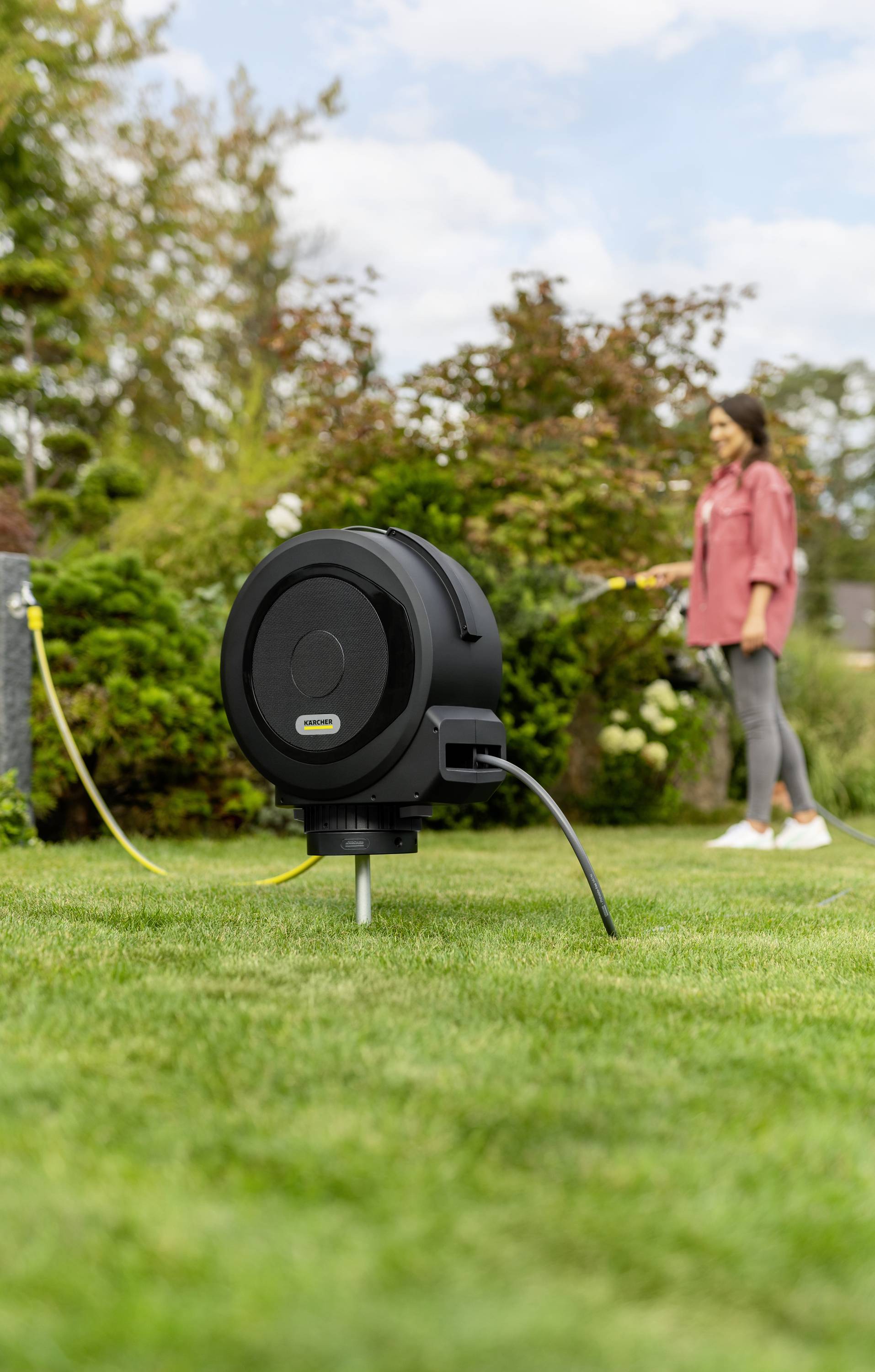 Kärcher Home & Garden 2.645-378.0 HBX 4.20 Automatic 20m 1/2 Zoll 1 St. Schwarz Schlauchaufroller