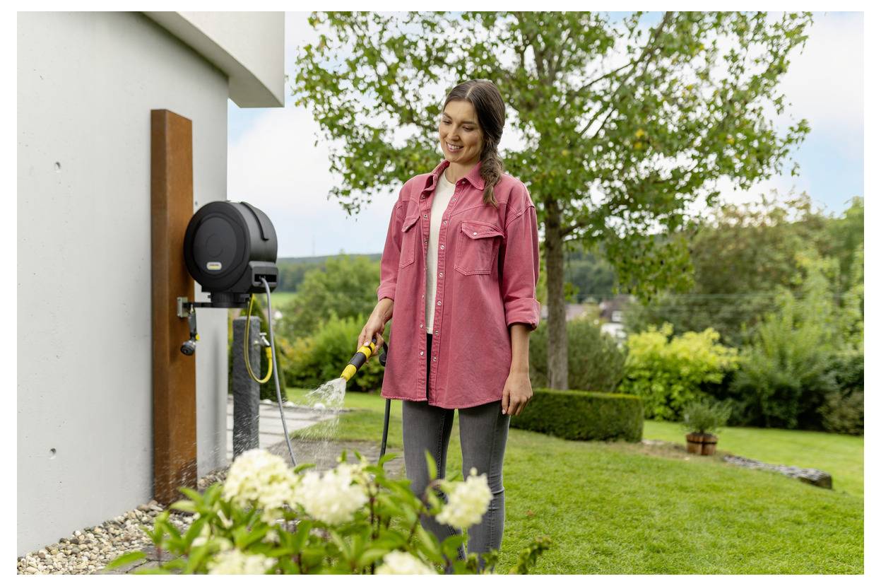 Kärcher Home & Garden 2.645-381.0 HBX 5.35 Automatic 35m 1/2 Zoll 1 St. Schwarz Schlauchaufroller