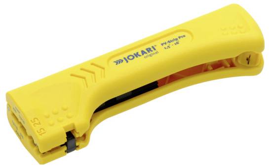 Cimco Abisolierer PV-STRIP Pro 1,5-16 qmm 120057 Abisolierwerkzeug 1.50 bis 16mm² 6 bis 16 awg 5 bis 26mm