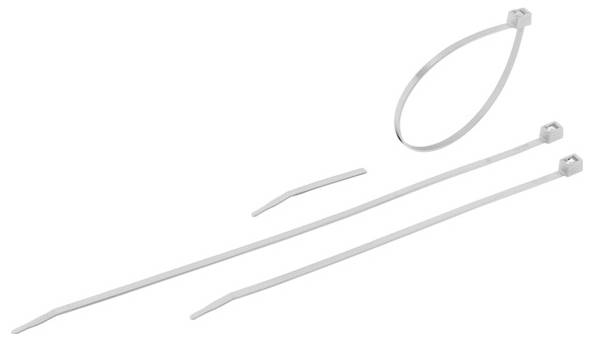 Cimco 181814 Kabelbinder Twist+Cut 4,2x280 natur Kabelbinder mit Stahlzunge 280mm 4.20mm Natur 100St.