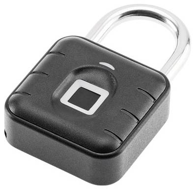 Cimco 170255 Vorhängeschloss 45 mm Schwarz Fingerabdruckschloss