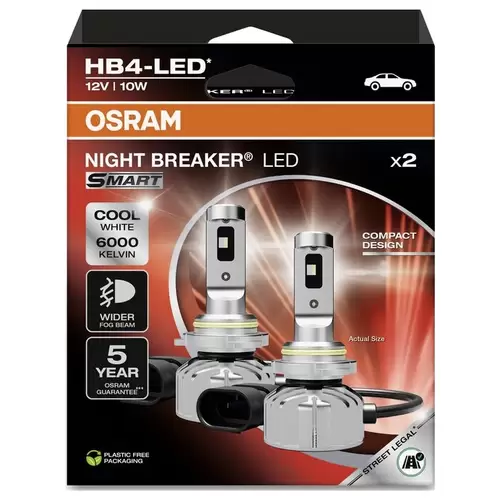Osram Automotive 9006DWNBSM-2HB LED Leuchtmittel NIGHT BREAKER® LED SMART HB4 12 V Osram Automotive 9006DWNBSM-2HB LED Leuchtmittel NIGHT BREAKER® LED SMART HB4 12 V