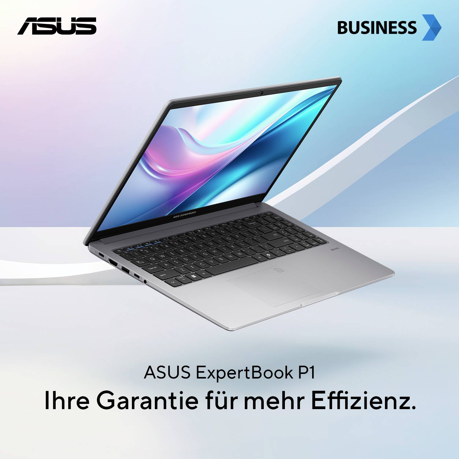 Asus Notebook ExpertBook P1 P1503CVA-S71301X 39.6 cm (15.6 Zoll) Full HD Intel® Core™ i5 13420H 16 GB RAM 512 GB SSD Deutsch, QWERTZ Grau