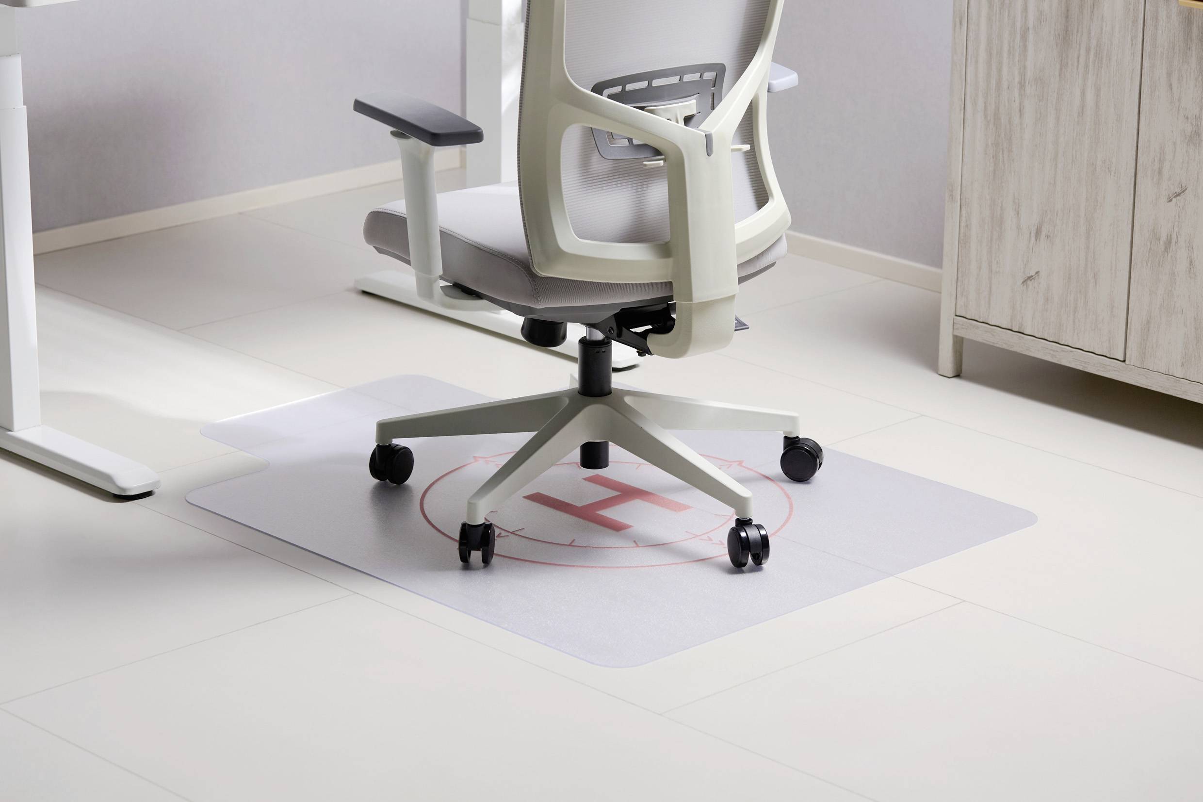 SpeaKa Professional SP-MAT05-4 Fußbodenschutz Transparent