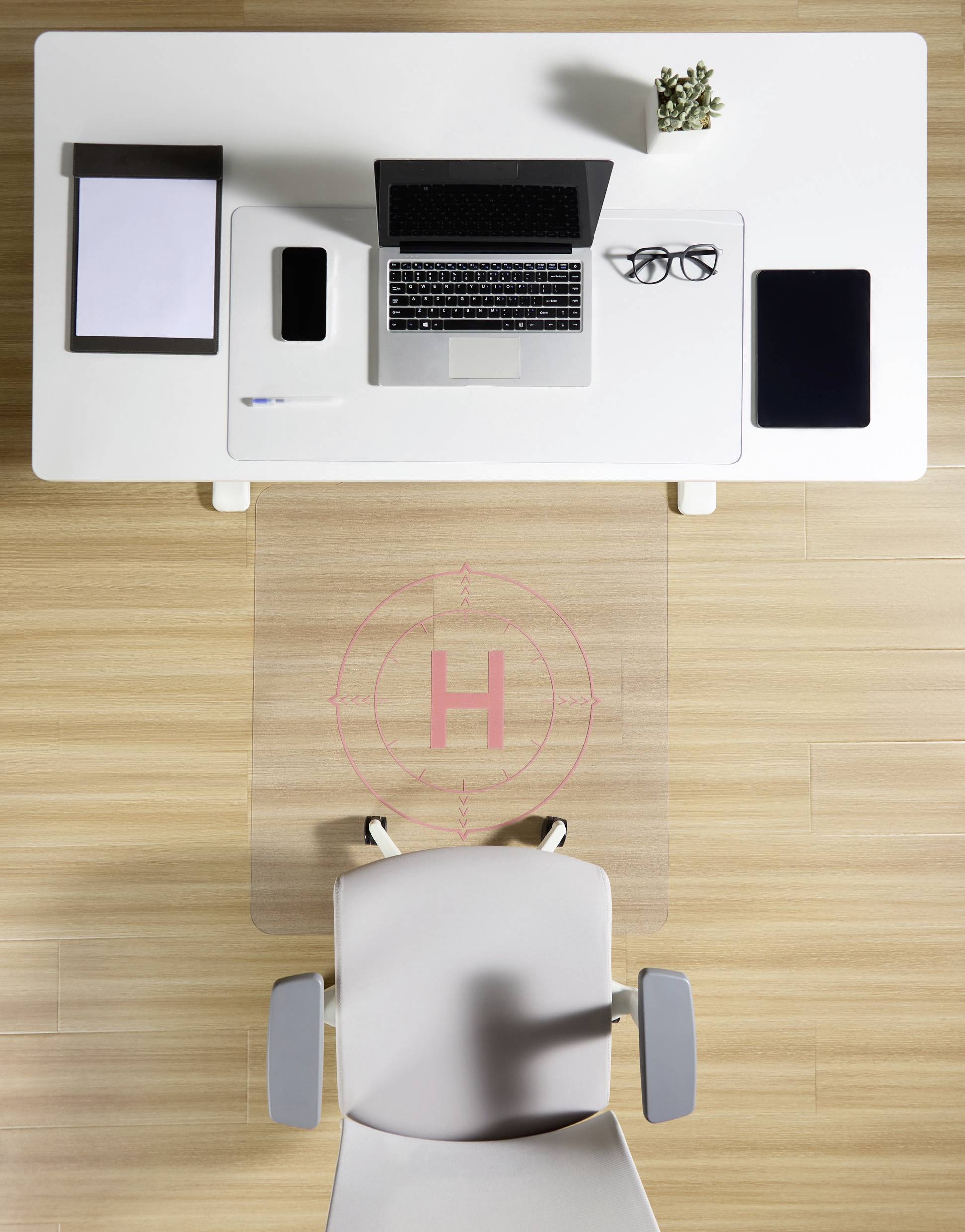 SpeaKa Professional SP-MAT05-4 Fußbodenschutz Transparent