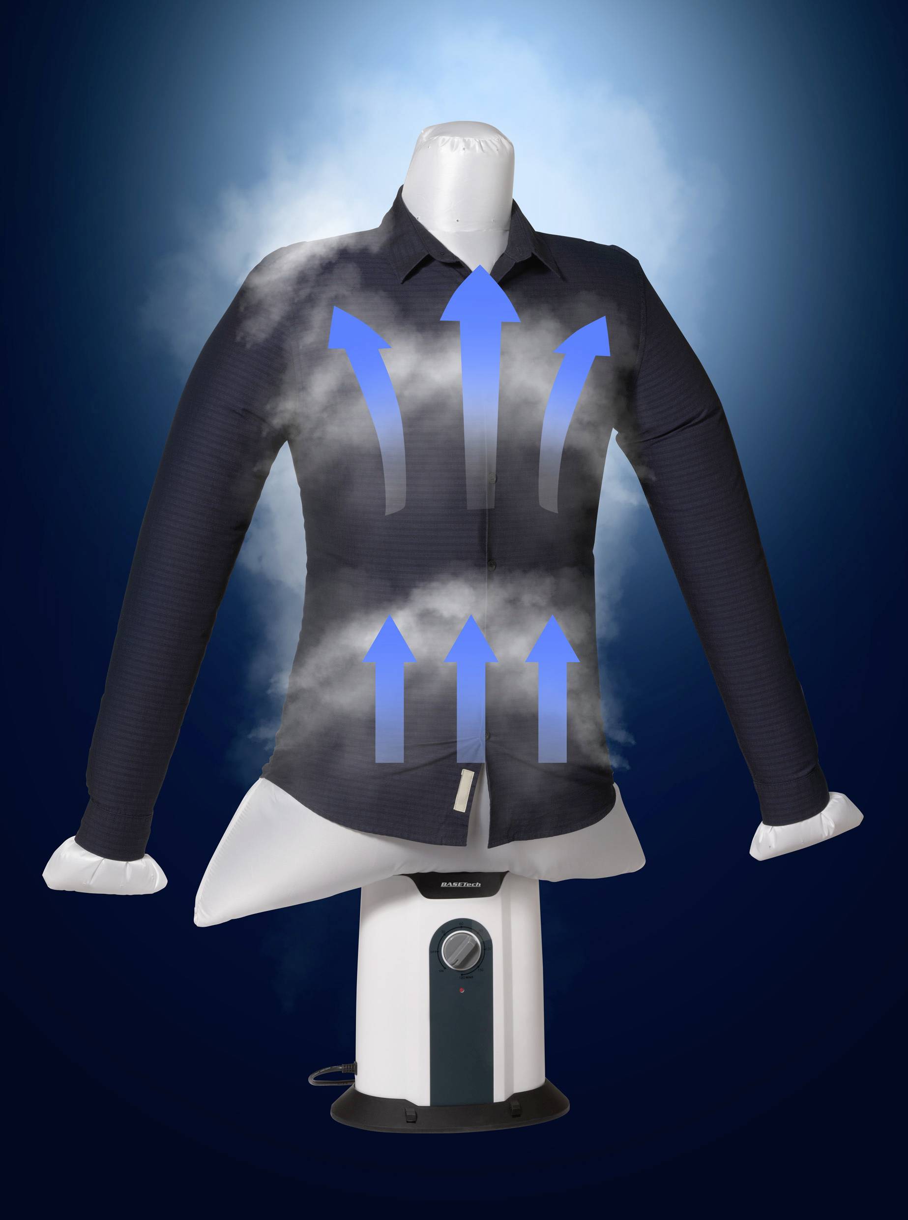 Basetech BMXID-1 Hemdenbügler Weiß 850W