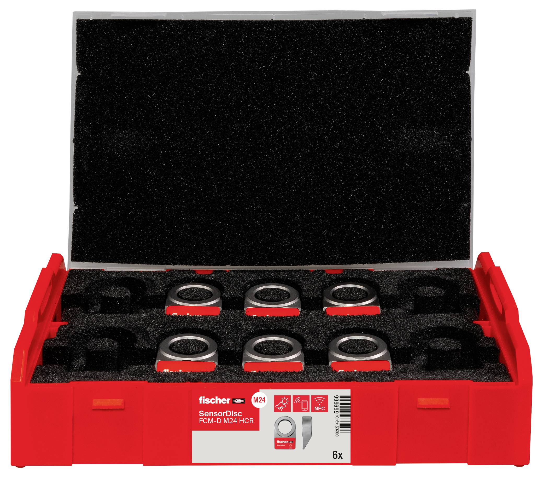 Fischer FCM-D M24 HCR 569666 Schraubensicherung 6St.