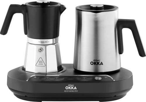 Arzum OK0027-0500 Mokka-Automat Schwarz, Chrom Fassungsvermögen Tassen=5