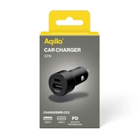Aqiila CC2 Ladeadapter 32 W 1x USB-A, 1x USB-C® Quick Charge 3.0, USB PD Schwarz KFZ, LKW USB Power Aqiila CC2 Ladeadapter 32 W 1x USB-A, 1x USB-C® Quick Charge 3.0, USB PD Schwarz KFZ, LKW USB Power