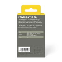 Aqiila CC2 Ladeadapter 32 W 1x USB-A, 1x USB-C® Quick Charge 3.0, USB PD Schwarz KFZ, LKW USB Power Aqiila CC2 Ladeadapter 32 W 1x USB-A, 1x USB-C® Quick Charge 3.0, USB PD Schwarz KFZ, LKW USB Power