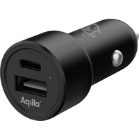 Aqiila CC2 Ladeadapter 32 W 1x USB-A, 1x USB-C® Quick Charge 3.0, USB PD Schwarz KFZ, LKW USB Power Aqiila CC2 Ladeadapter 32 W 1x USB-A, 1x USB-C® Quick Charge 3.0, USB PD Schwarz KFZ, LKW USB Power