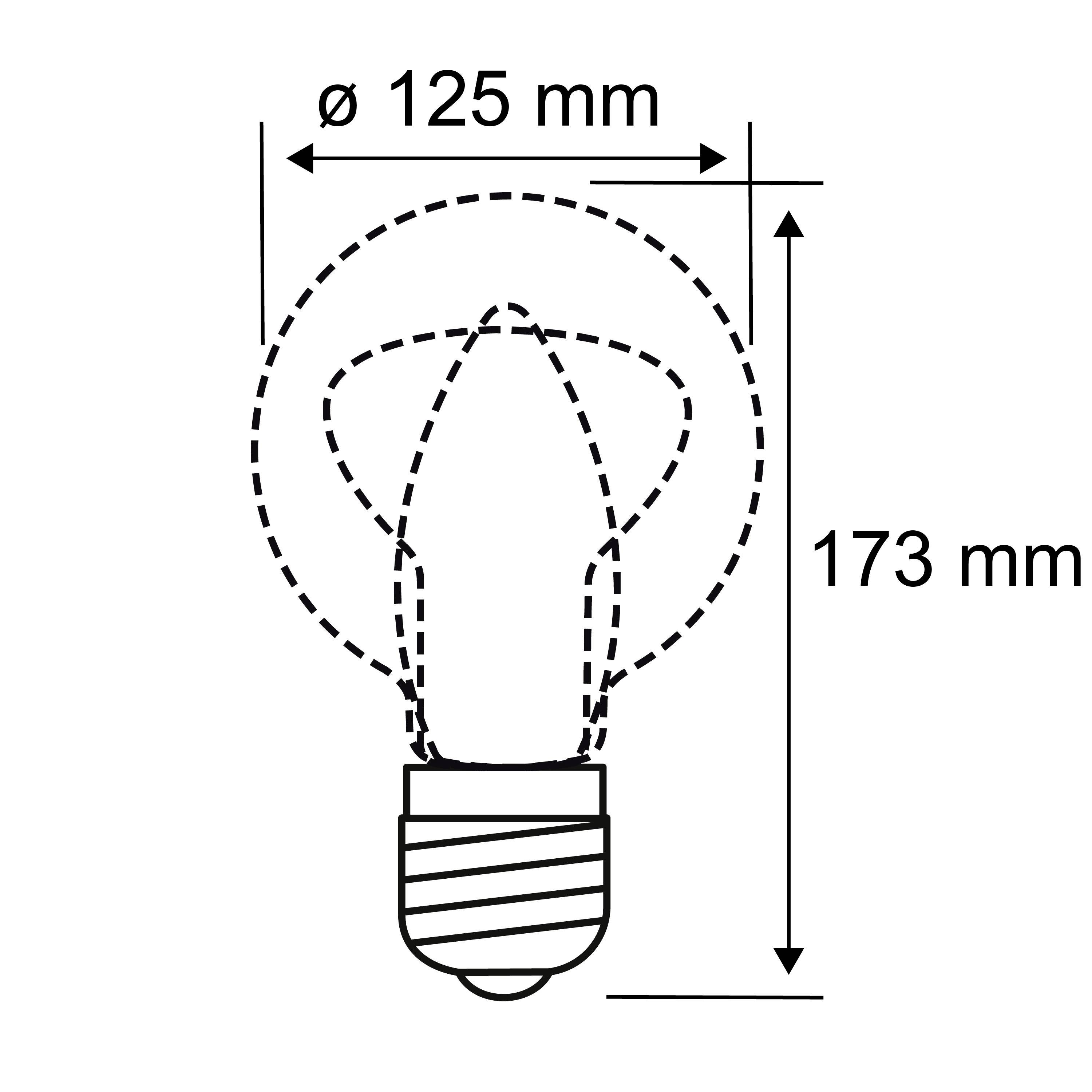 Paulmann Infrarotlampe E27 250W (Ø x L) 125mm x 173mm 1St.