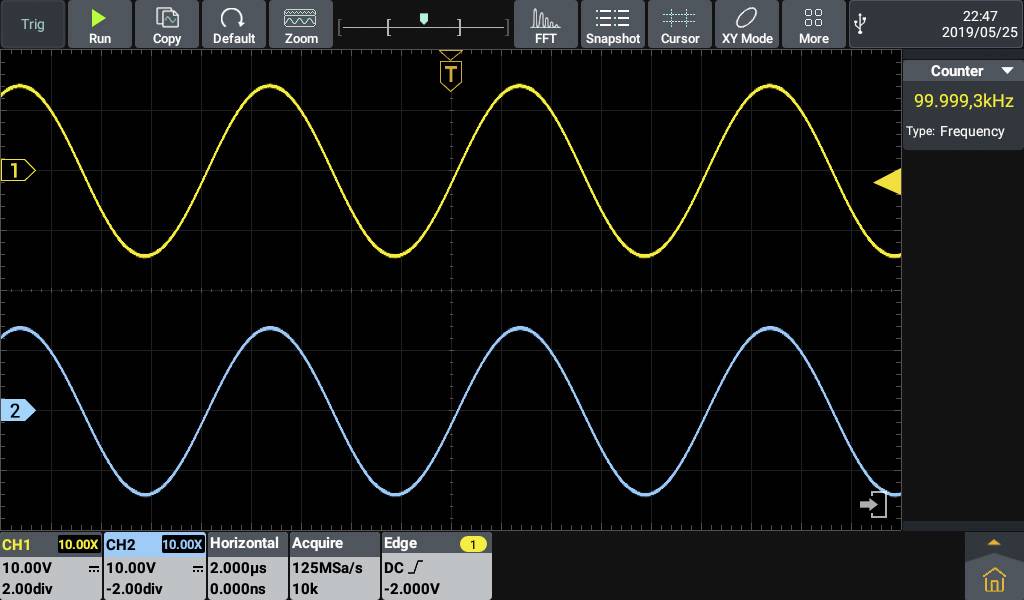 VOLTCRAFT DOV702 Digital-Oszilloskop 70MHz 2-Kanal 1.25 GSa/s 50 Mpts 12 Bit Digital-Speicher (DSO) 1St.