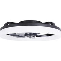 Westinghouse Deckenventilator 20 W (Ø x H) 500 mm x 165 mm Schwarz Timer, mit Fernbedienung, mit Be Westinghouse Deckenventilator 20 W (Ø x H) 500 mm x 165 mm Schwarz Timer, mit Fernbedienung, mit Be