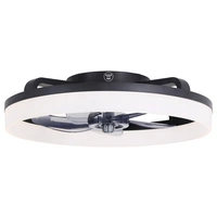 Westinghouse Deckenventilator 20 W (Ø x H) 500 mm x 165 mm Schwarz Timer, mit Fernbedienung, mit Be Westinghouse Deckenventilator 20 W (Ø x H) 500 mm x 165 mm Schwarz Timer, mit Fernbedienung, mit Be