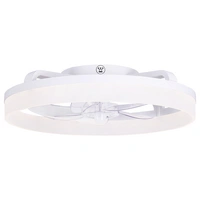 Westinghouse Deckenventilator 20W (Ø x H) 500mm x 165mm Weiß Timer, mit Fernbedienung, mit Beleuchtung, Wendbare Flügel, mi Westinghouse Deckenventilator 20W (Ø x H) 500mm x 165mm Weiß Timer, mit Fernbedienung, mit Beleuchtung, Wendbare Flügel, mi