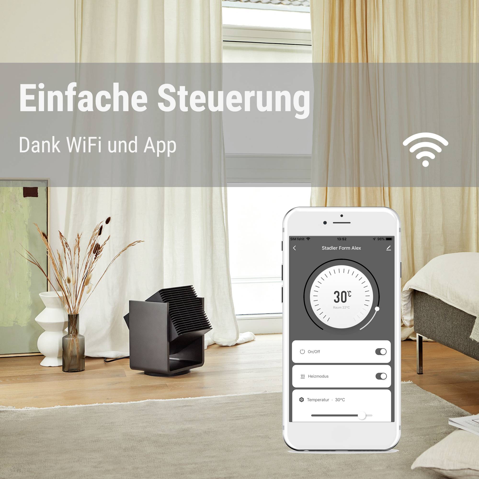 Stadler Form A-062E Heizlüfter 100 Titanium