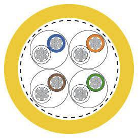 LAPP 2170581/100 Netzwerkkabel ETHERLINE® Gelb 100m