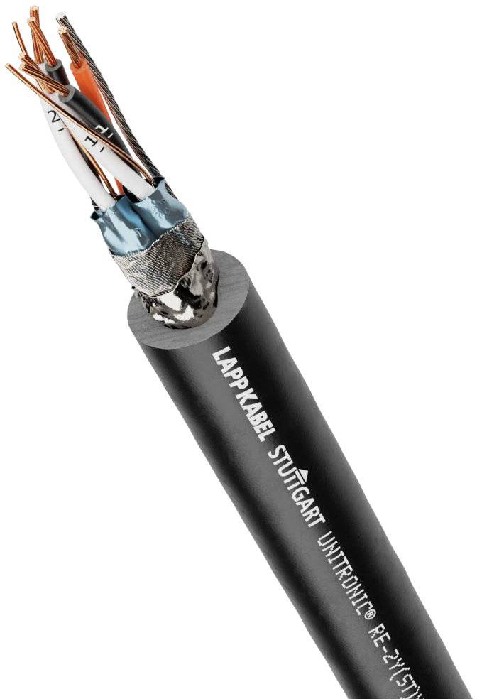 LAPP 0032453/2000 Datenleitung UNITRONIC® RE-2Y(ST)YV Schwarz 2000m